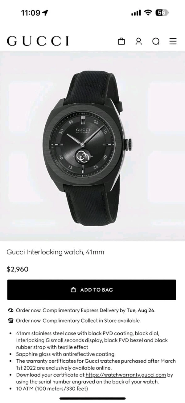Gucci - G-Timeless Men's