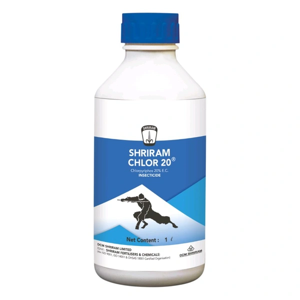 Chlorpyriphos 20% EC. - Shriram CHLOR 20 क्लोरपाइरीफॉस 20% EC. - श्रीराम CHLOR 20 - 1लीटर