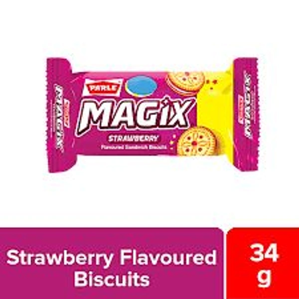 Magix Creme Biscuit  - Strawberry 34g