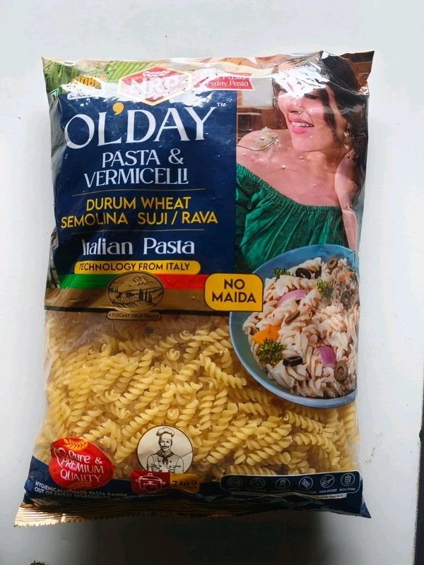 Noble's Durum Wheat Pasta (No Maida) - Spring (Fusili) 1 kg