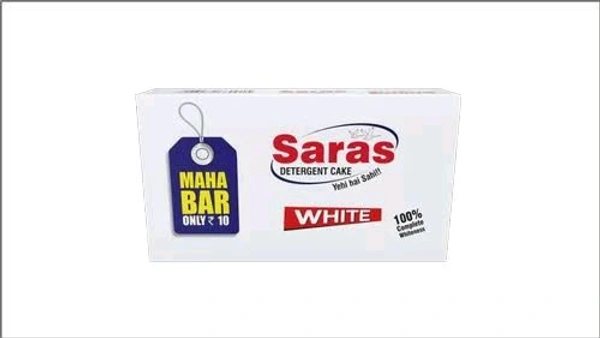 Saras Detergent White Soap - Peti (30pc × 200g)