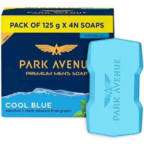 Park Avenue Luxury Soap  - Cool Blue (125g × 4)
