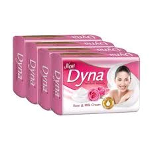 Dyna Soap 100g × 5 - Rose And Milk Cream