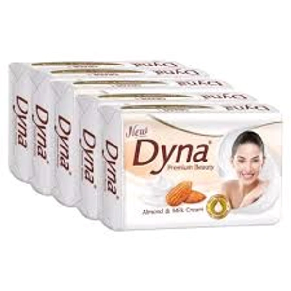 Dyna Soap 100g × 5 - Milk Cream And Almond