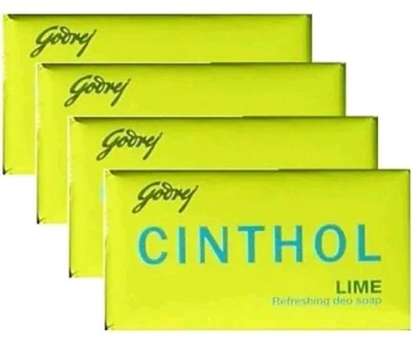 Cinthol Lime Soap - 150g × 3