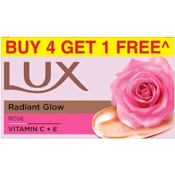 Lux Rose Soap Vitamin C+E - 150g × 5