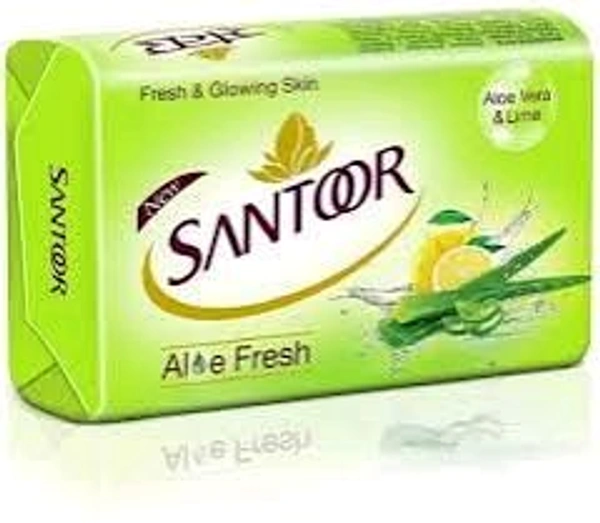 Santoor Lime Aloe Fresh  - 125g