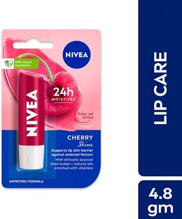 Nivea Lip Balm ( Lip And Cheek) 4.8g - Cherry