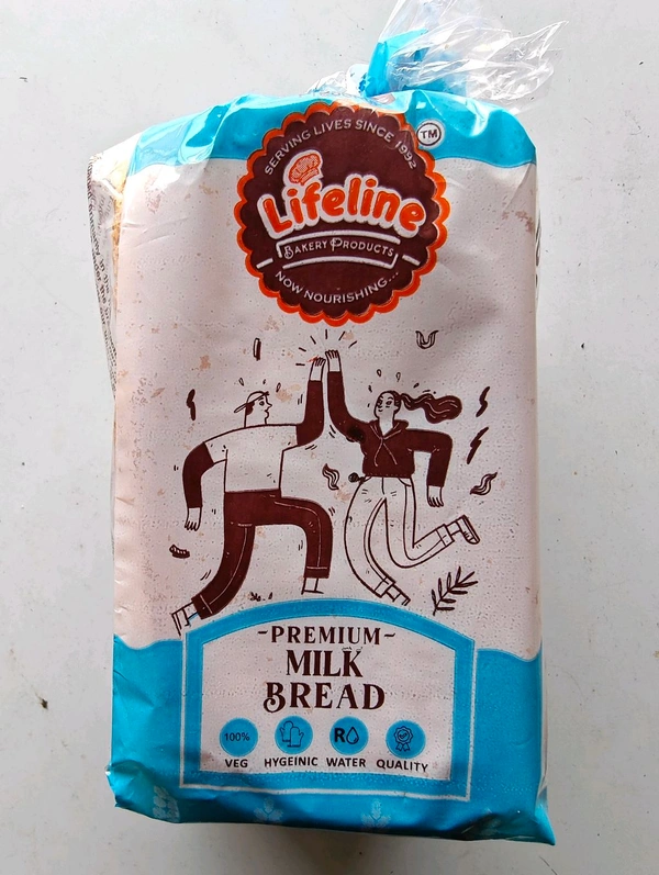 Lifeline Premium Milk Bread 200g - 200g