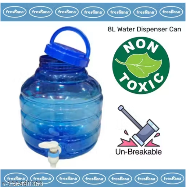 8L Portable Water Dispenser with Tap – BPA-Free, Easy-Pour Design, Built-In Handle – Ideal for Home, Camping, Office & Outdoor Use