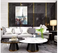 Aluminium foil Stickers 60 x 200 cm (Black), Oil Proof Kitchen Stove Stickers, Waterproof and Heat Resistant Contact Paper for Kitchen and Multiple uses in Kitchen (Black Marble wallpaper)