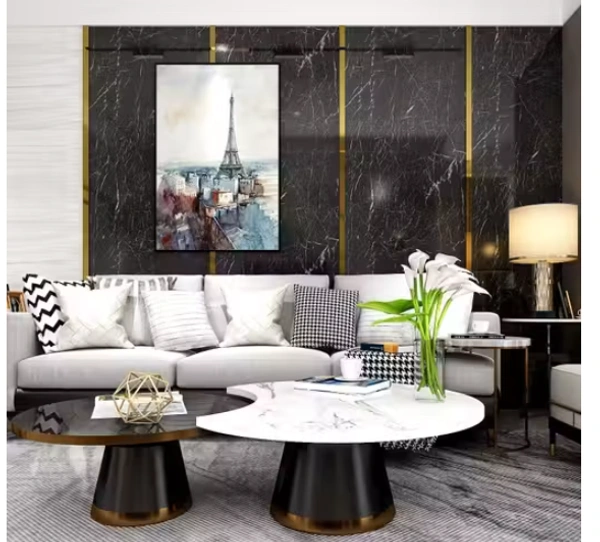 Aluminium foil Stickers 60 x 200 cm (Black), Oil Proof Kitchen Stove Stickers, Waterproof and Heat Resistant Contact Paper for Kitchen and Multiple uses in Kitchen (Black Marble wallpaper)