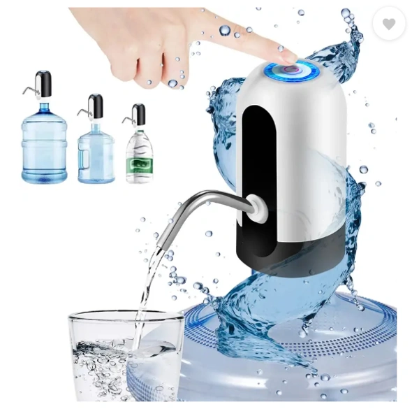 Electric Water Dispenser Pump for 20 Liter with Tap USB Rechargeable Bottle Pump Bottom Loading Water Dispenser