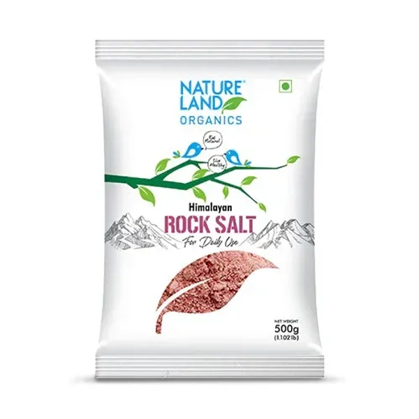 NATURAL LAND NL ORG Rock Salt 500gm