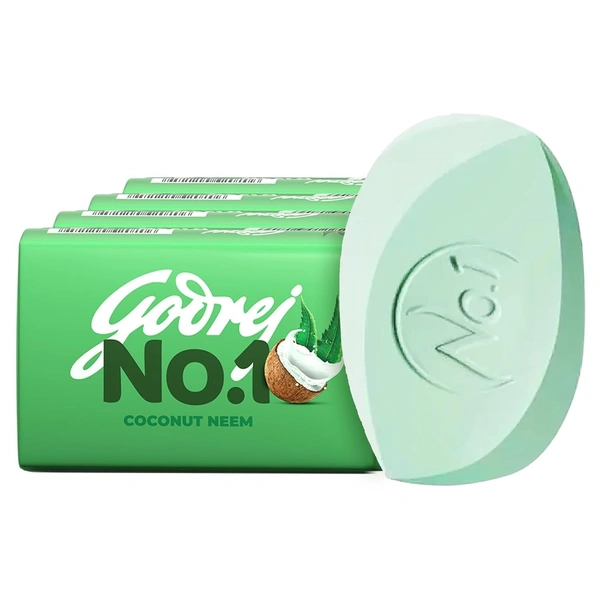 Godreg Godrej No-1 Soap Coconut Neem 4x43gm