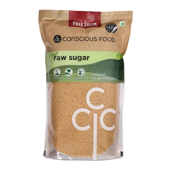 CONSCIOUS FOOD CF Raw Sugar 500gm