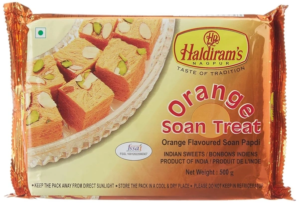 Haldiram Orange Soanpapdi 500gm