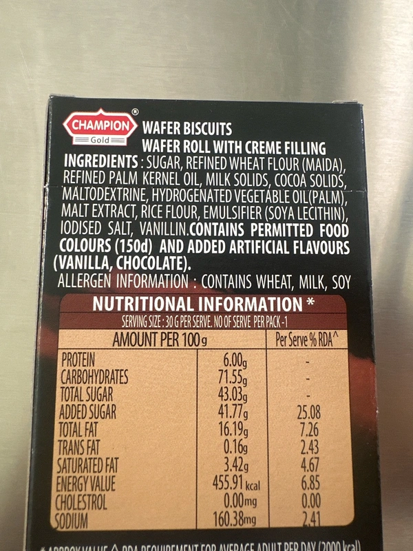 CHAMPION DARK SCR VANILLA 30GM