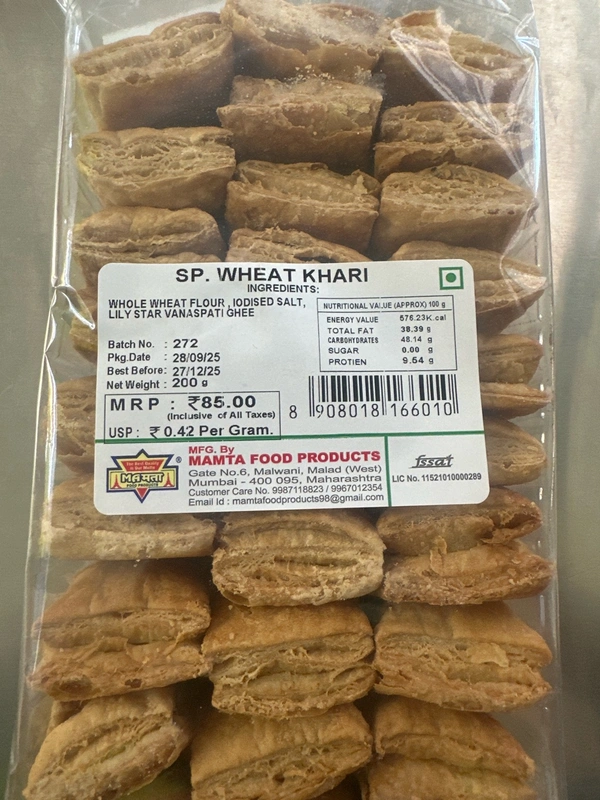 MAMTA FOOD Mamata SP Wheat Khari 200gm