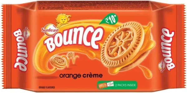 Sunfeast Bounce Orange Creme 56gm