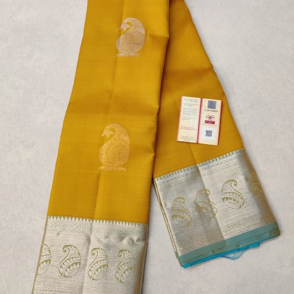 Kanchi Silk Sarees - lemon Yellow, Free size