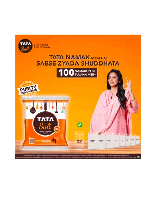 Tata Salt, Iodised Namak, Vaccum Evaporated Salt