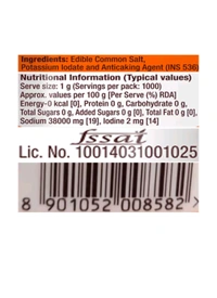 Tata Salt, Iodised Namak, Vaccum Evaporated Salt