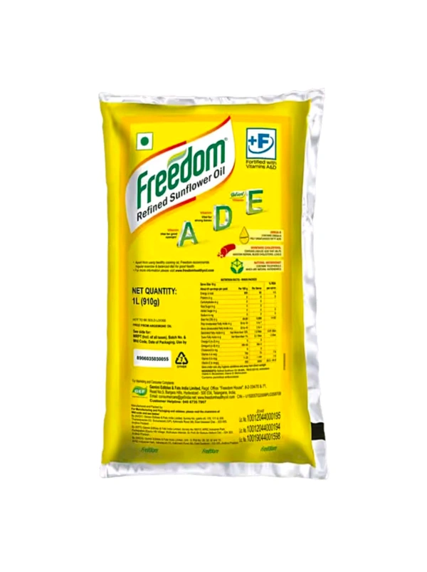 Freedom Refined Sunflower Oil