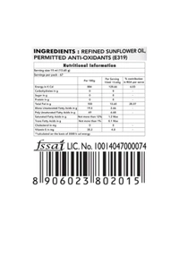 Gold Drop Refined Sunflower Oil (1tr)