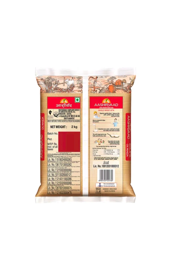 Aashirwad Superior Mp Atta (1kg)