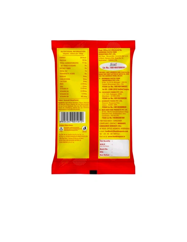 Bambino Vermicelli, 850 G