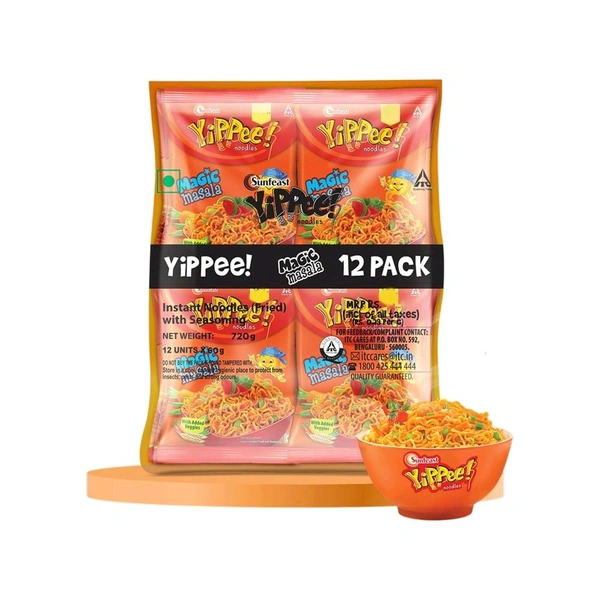Yippee Magic Masala 12 Pack(60g)