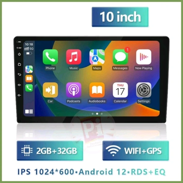 10 Inch 2/32 Best Quality Android Stereo With Wirings Kit Only