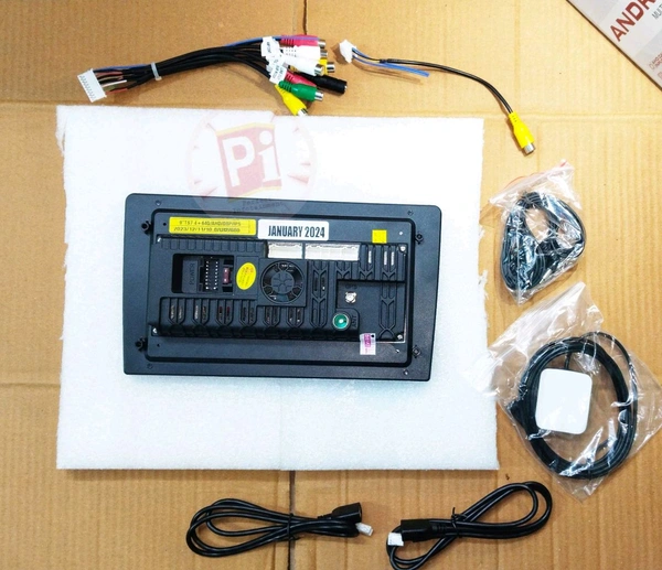 Premium Quality 4/64 Without Car Play Android Stereo With Wirings Kit Only - 9 Inch