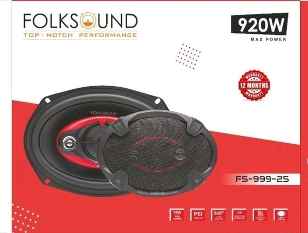 Folksound 6x9 Speakers Pair Sets