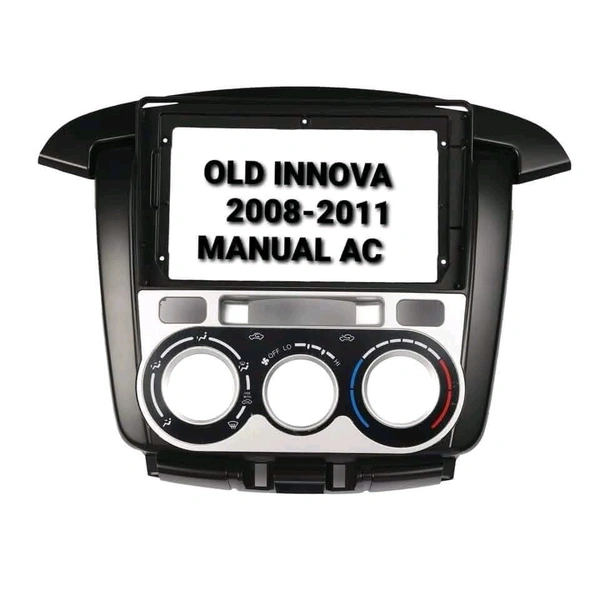Old Innova 2008-11 Ac Mannual dashboard Frame Without Ac Vents - 9 Inch