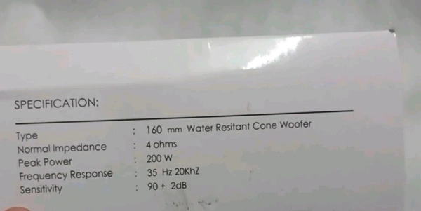 Nippon NFC 1601 Car Speakers.
