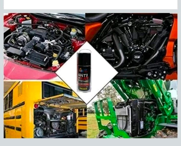 Anti RAT RODENT SPRAY RAT REPELLENT FOR CAR NO KILLING NO TRAPPING NO POISONING (SET OF 2 PCS ) Vehicle Interior Cleaner (300 ml)