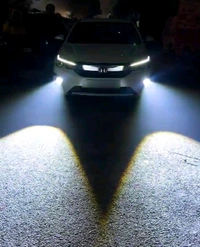 Lumineye 3in1 Originals Universal Tri Colour Heavy Duty Projectors Yellow+ Warm White + White High Quality HD Iph Lens Very Premium Quality Set Of 2