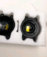 Lumineye 3in1 Originals Universal Tri Colour Heavy Duty Projectors Yellow+ Warm White + White High Quality HD Iph Lens Very Premium Quality Set Of 2