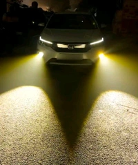 Lumineye 3in1 Originals Universal Tri Colour Heavy Duty Projectors Yellow+ Warm White + White High Quality HD Iph Lens Very Premium Quality Set Of 2