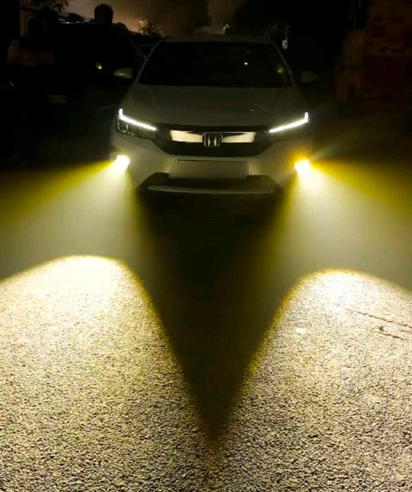 Lumineye 3in1 Originals Universal Tri Colour Heavy Duty Projectors Yellow+ Warm White + White High Quality HD Iph Lens Very Premium Quality Set Of 2