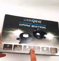 Lumineye 3in1 Originals Universal Tri Colour Heavy Duty Projectors Yellow+ Warm White + White High Quality HD Iph Lens Very Premium Quality Set Of 2