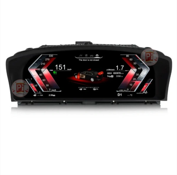Perfect Infotainment BMW 7 Series E65 E66 (2004-2008) 12.3 Inch LCD Digital Instrument Cluster Dashboard Upgrade Linux System 1920x720 Blue Light Anti-Glare Screen Virtual Cockpit Speedometer