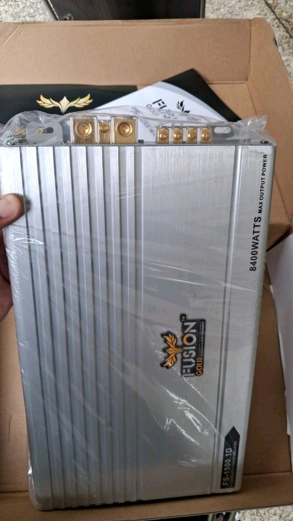 Fusion Gold FS-1500.1D Monoblock Car Amplifier - 8400W Max Power Class D Subwoofer Amp | Best Price in India