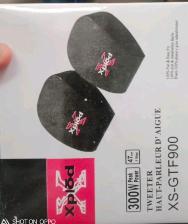 Sony Xplod XS-GTF900 300W Peak Super Tweeter Pair - High Clarity Car Audio Tweeters