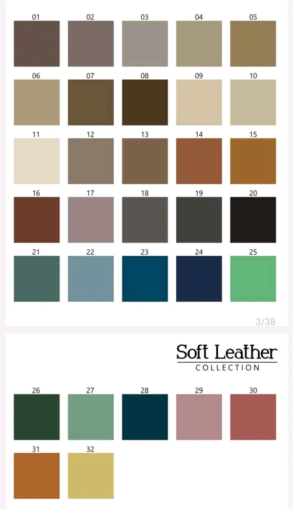 Vfm Decor Sofa Fabrics Soft Leather Collection 