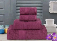 Bombay Dyeing Tulip 4 PC Towel Set 100% Cotton Available at Bodakdev ahmedabad Gujarat India 
