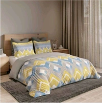 Ddecor 100% Cotton Premium Double bedsheet With Pillow Cover In Ahmedabad Gujarat India 