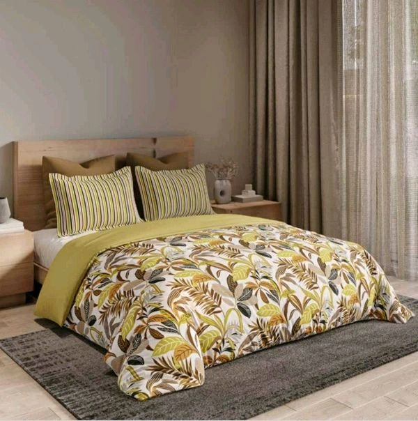Ddecor 100% Cotton Premium Double bedsheet With Pillow Cover In Ahmedabad Gujarat India 